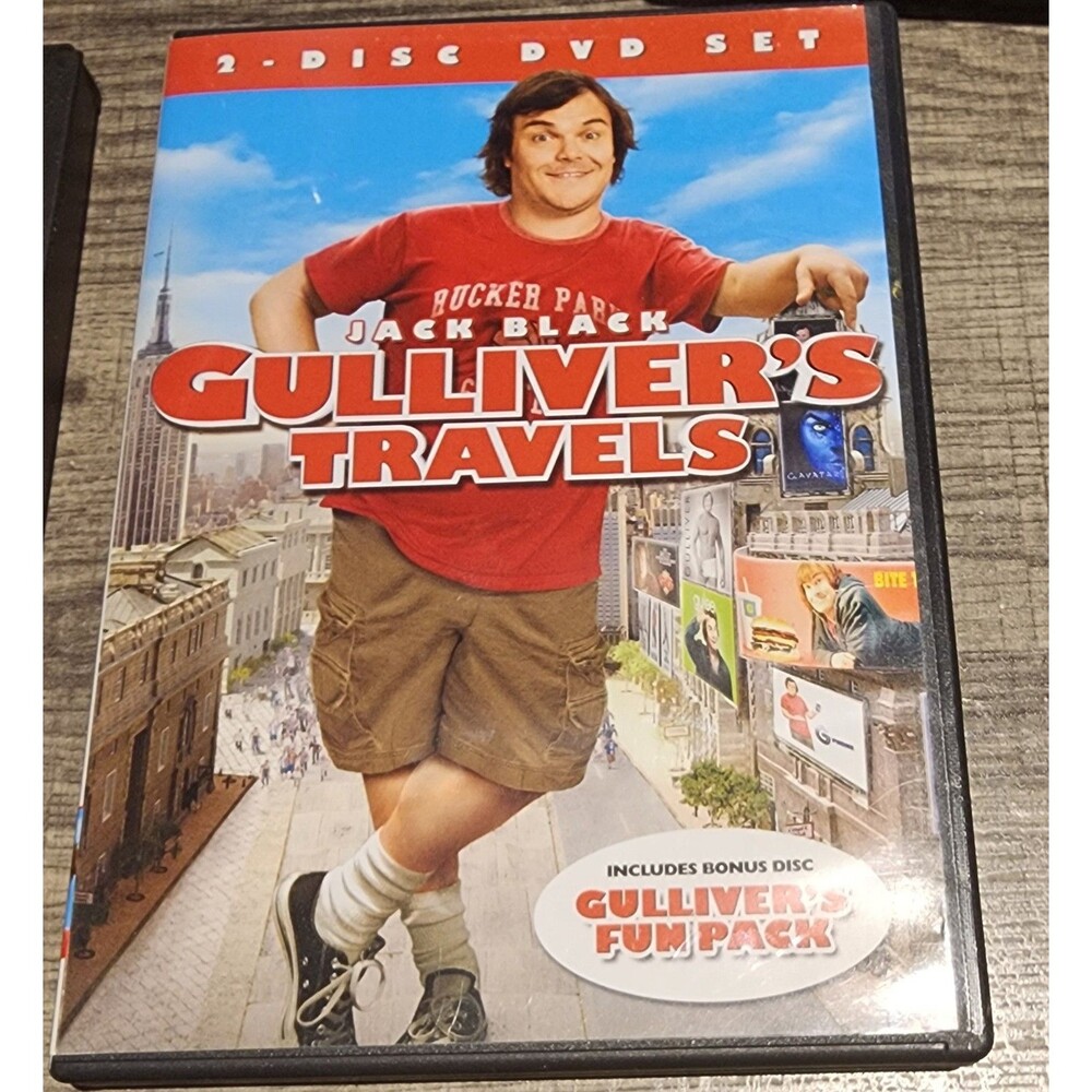 Gulliver's Travels DVD 2-Disc Set Bonus Gulliver's Fun Pack Jack Black 2011